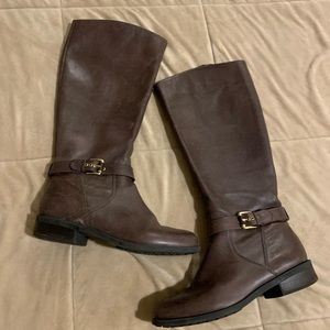 Me Too Brown knee-hi boots- size 9